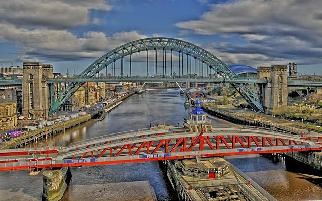 Newcastle helicopter tour over the city, River Tyne and landmarks