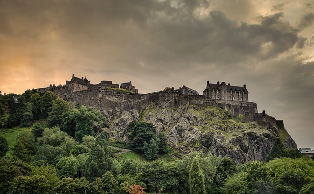 Edinburgh helicopter tour over the city skyline